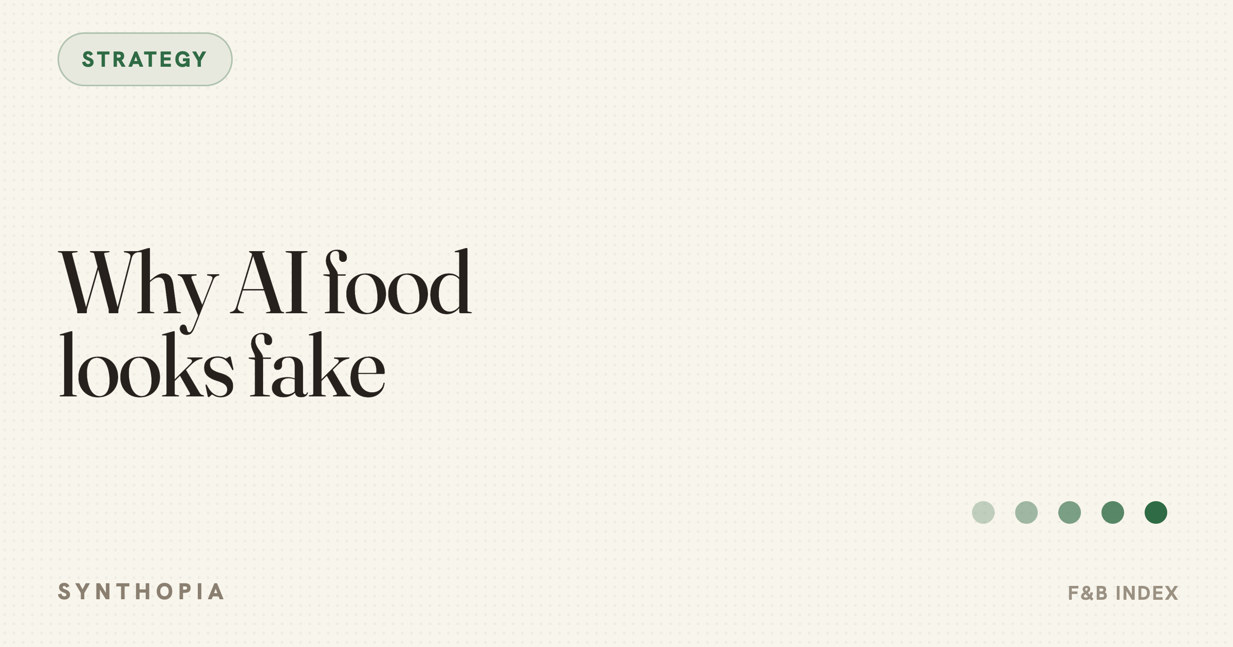 Why AI Restaurant Content Looks Fake, and How to Get It Right